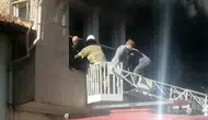 Isparta Yalvaçta korku dolu anlar Ahşap ev alevlere teslim oldu