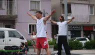 Sarıgöl meydanı sporla hareketlendi