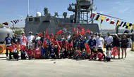 TCG Gurbet Tekirdağ limanında vatandaşlarla buluştu