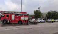 İnegöl'de sunta fabrikasından yükselen dumanlar panik yarattı
