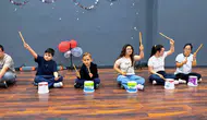 Didim’de özel çocuklar ritimle sosyalleşti