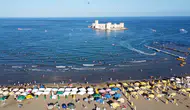 Mersin sahillerinde bayram bereketi yaşandı