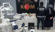 İnegöl'de kaçak diş muayenehanesine polis baskını