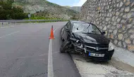 Malatya yolunda kaza sonucu bir sürücü hastaneye kaldırıldı