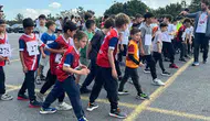 Ümraniye Millet Bahçesi genç sporcuların kıyasıya mücadelesine sahne oldu