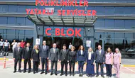Şenkul bayram mesaisindeki sağlıkçıları ve hastaları yalnız bırakmadı
