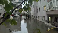 Çankırı’da sağanak yağış hayatı felç etti
