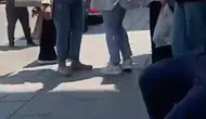 Üsküdar’da fast-food protestosunda tehdit dolu anlar