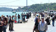 İstanbul’da bayramın son gününde sahil yoğunluğu yaşanıyor