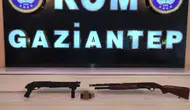 Gaziantep polisinde ruhsatsız silah operasyonu