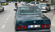 İnegöl trafiğinde tehlikeli şov yapan sürücüye ceza yağdı
