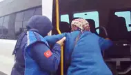 Yolda kalan hastaya zabıta yetişti