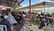 Tokatlı köylüler bereketli yağışların ardından şükür sofrasında buluştu