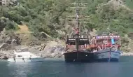 Marmaris açıklarında batan tekneden 148 kişi son anda kurtarıldı