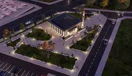 İldem Mezarlığı yanındaki yeni cami yaz sonunda hizmete giriyor