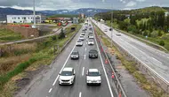 Kilit kavşakta tatil trafiği başladı