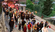 Erzincan Kemaliye meşalelerle 19 Mayıs için yürüdü