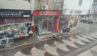 Keşan'da aniden bastıran sağanak hayatı felç etti