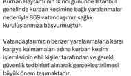 Kurban kesimi İstanbul hastanelerinde yoğunluk yarattı