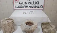 Bozdoğan’da kaçak kazı operasyonu Roma dönemi eserleri ele geçirildi
