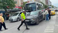 Çerkezköy trafiğini kilitleyen kaza gerginliği
