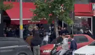 Eskişehir’in işlek caddesinde yumruklar konuştu