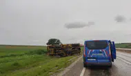 Aksaray yolunda askeri araç kazası