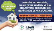 Yeşilyurt Belediyesinde vergi ödemeleri için tatil mesaisi başlıyor