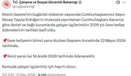 Kamu işçisinin ikramiye takvimi netleşti
