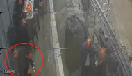 Bursa'da bir hayatı kurtaran o hamle kamerada