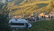 Siirt'te mezarlık yolunda korku dolu anlar