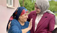 Kaymakamdan köylü teyzeye ziyaret