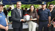 Salihli'de motosikletçilere kasklı güvenlik uyarısı