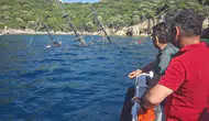 Marmaris açıklarında batan tekneden 110 kişi sağ kurtarıldı
