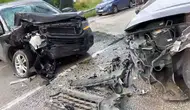 Burdur yolunda zincirleme kaza beş kişi hastanelik oldu