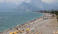 Antalya sahillerinde bayram bereketi başladı