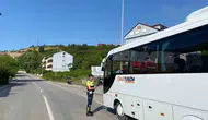 Zonguldak yollarında bayram dönüşü için bin 627 görevli tetikte