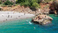 Antalya sahillerinde bayram bereketi