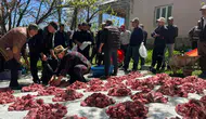Yüksekova'da yüz yıldır süren kurban paylaşımı