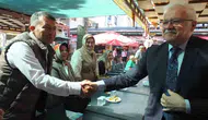 Burhaniye protokolü bayramlaşma töreninde bir araya geldi