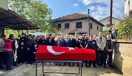 Zonguldak Çaycuma malul gazi Satılmış Ermiş'i uğurladı