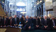 Erdoğan Ayasofya’da cuma namazı kıldı