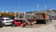 Kahramanmaraş’ta dehşet anları Freni patlayan kamyon 7 aracı biçti