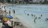 Bodrum sahillerinde bayram bereketi yaşanıyor