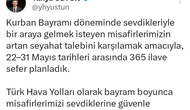 THY bayramda memleketine gidecekler için 365 ek uçuş açtı