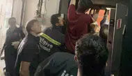 Çorlu'da asansöre sıkışan gencin imdadına itfaiye yetişti