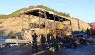 Denizli’de otobüs faciası 8 can kaybı