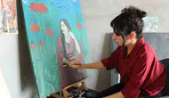 Şırnaklı genç ressam önyargıları fırçasıyla yıkıyor