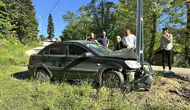 İnebolu yolunda bayram ziyareti kazayla bitti