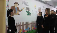 Altıntaş’ta öğrenciler için edebiyat sokağı kuruldu